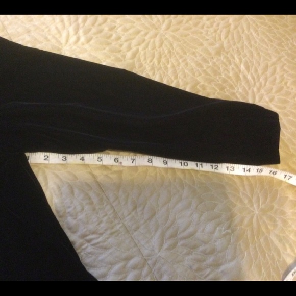 Velvet Black  dress Maggie London size 10 NEW Style by Karen Kong Like New - Picture 8 of 16